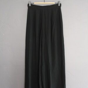 Black wide leg pants